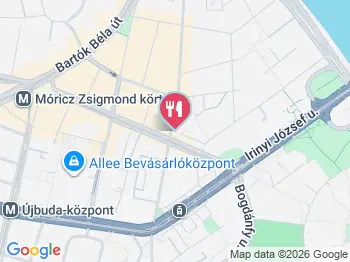 Budafoki úti Hentes Budapest a térképen