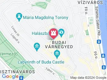 Budai Vár-barlang Budapest a térképen