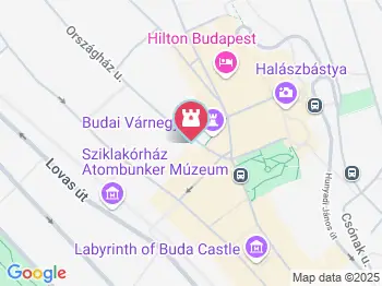 Budai Várnegyed Budapest a térképen