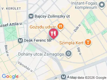 BudaLovinPest Café Budapest a térképen