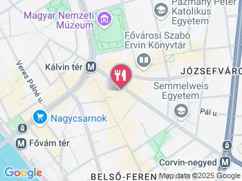 Budapest Bakery & Cafe Budapest a térképen