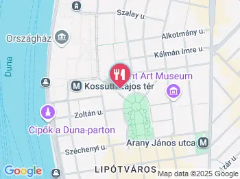 Budapest Bisztró Csárda Budapest a térképen