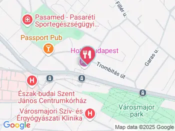 Budapest Étterem Budapest a térképen