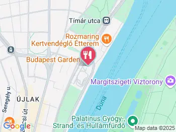 Budapest Garden Budapest a térképen
