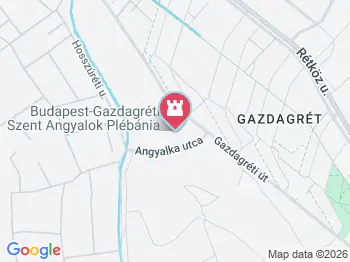 Budapest-Gazdagréti Szent Angyalok Plébánia Budapest a térképen