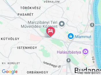 Budapest Hotel Budapest a térképen