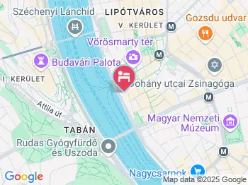 Budapest Marriott Hotel Budapest a térképen