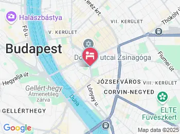 Budapest Panorama Central Budapest a térképen