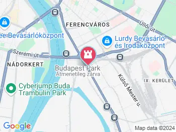 Budapest Park Budapest a térképen