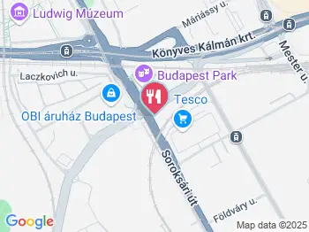 Budapest Park Budapest a térképen