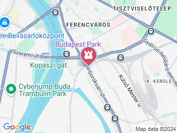 Budapest Park Jégvilág 2021 Budapest a térképen