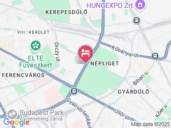 Budapest Youth Hostel Budapest a térképen