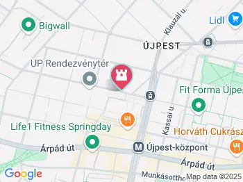 Budapesti Egek Királynéja templom Budapest a térképen