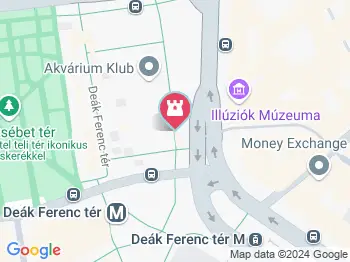 Budapesti Karácsonyi Vásár Budapest a térképen