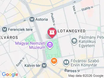 Budapesti Olasz Kultúrintézet Budapest a térképen