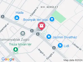 Budapesti Páduai Szent Antal templom Budapest a térképen