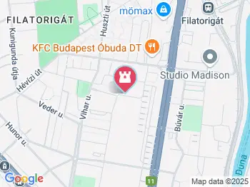 Budapesti Történeti Múzeum - Hercules Villa Budapest a térképen