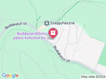 Budaszentlőrinci pálos kolostor és templom romjai Budapest a térképen