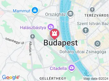 Budavári Palota Budapest a térképen