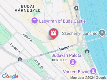 Budavári Palota Szent István-terem Budapest a térképen