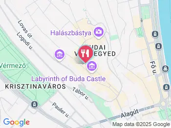 Budavári Rétesvár Budapest a térképen