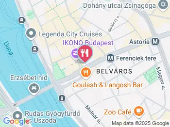 Buddha-Bar Étterem Budapest a térképen