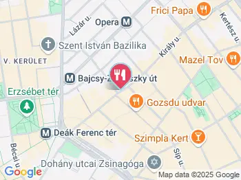 Buddha Mini - Király utca Budapest a térképen