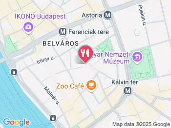 Buddha Original - Egyetem tér Budapest a térképen