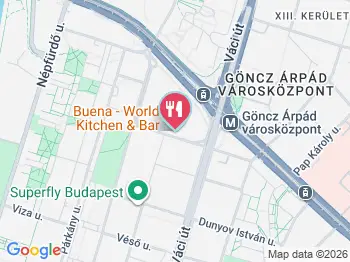 Buena - World Kitchen & Bar Budapest a térképen