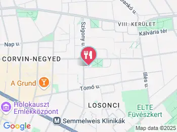 Burger Bár-Hol Budapest a térképen