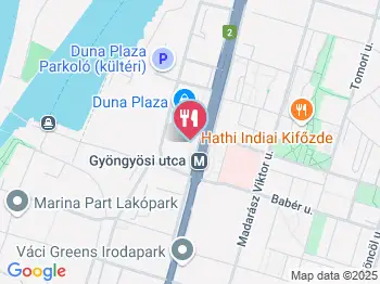 Burger House - Duna Plaza Budapest a térképen