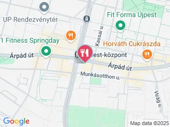 Burger King - Árpád út Budapest a térképen