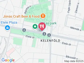 Burger King - Etele út Budapest a térképen