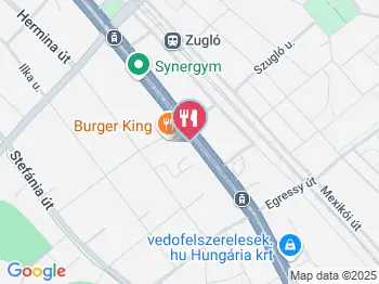 Burger King - Hungária körút Budapest a térképen
