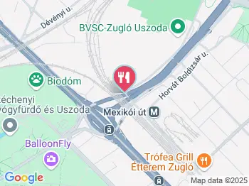 Burger King - Mexikói út Budapest a térképen