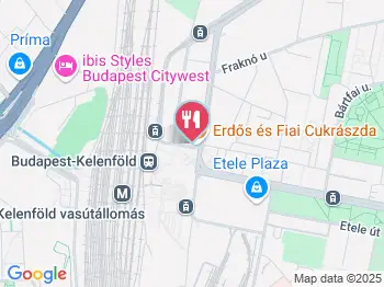 Burger Station - Kelenföld Budapest a térképen