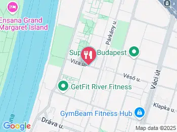 Burgerland Budapest a térképen