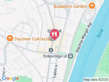 Burger's Bar Budapest a térképen