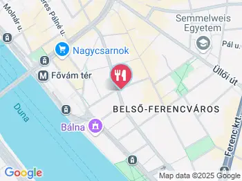 Butter Brothers Budapest a térképen