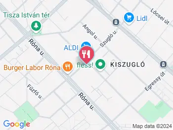 Búzakovász Kézműves Pékség - Kövér Lajos utca Budapest a térképen