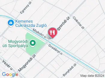 Búzakovász Pékség - Mogyoródi út Budapest a térképen