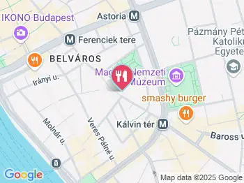 Café Alibi Budapest a térképen