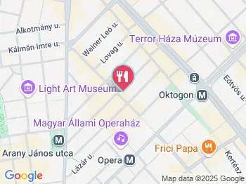 Café Bouchon Budapest a térképen