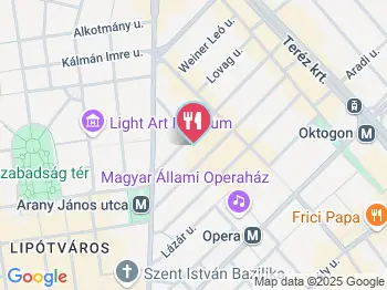 Cafe Brunch Budapest a térképen