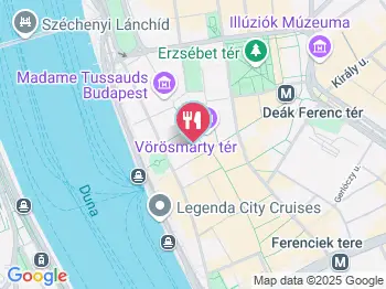 Café de Paris Budapest a térképen