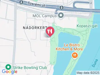 Cafe del Rio Budapest a térképen