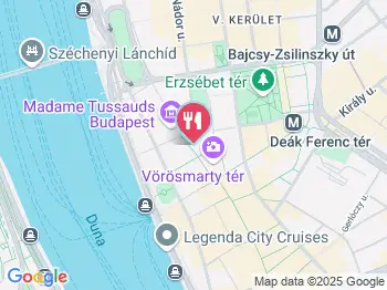 Café Dorottya Budapest a térképen