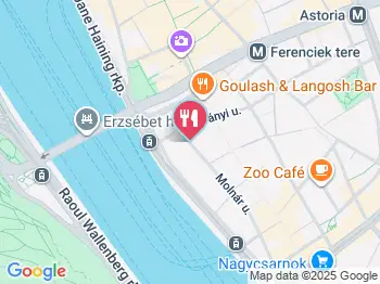 Café Francesco Budapest a térképen