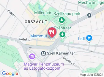 Cafe Frei - Mammut Budapest a térképen