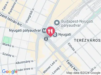 Cafe Frei - Nyugati tér Budapest a térképen